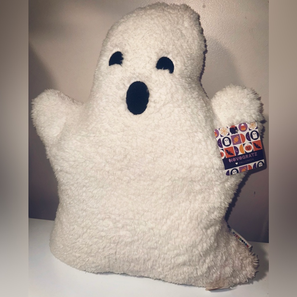 Novogratz Halloween Large Ghost Pillow